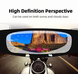 Haowang مصنع مخصص حار بيع ماء عدسة ملصق خوذة دراجة نارية عالمية قناع السلامة مكافحة المطر - Product Image 4