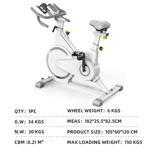 Vélo de spinning d'intérieur pour salle de sport à domicile en gros avec système de freinage magnétique, vélo d'exercice silencieux, entraînement cardio, équipement de fitness - Product Image 4