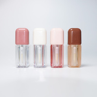 Tubes de gloss à lèvres carrés personnalisés de 6 ml, emballage de fard à joues liquide, fard à paupières, flacons cosmétiques vides, contenants de couleur pour les lèvres, contenants de couleur pour les lèvres