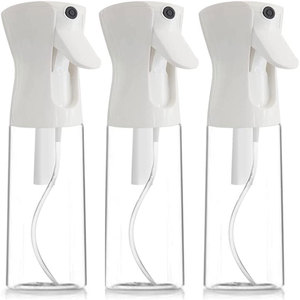 200ml 300ml 500ml PET Plastic Trigger Continuous Water Spray Bottle Fine Mist Sprayer Bottle For Hair Styling