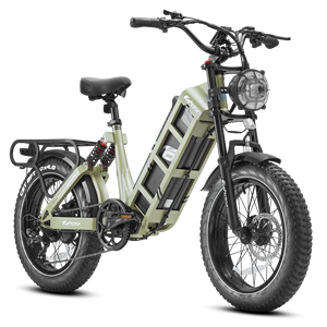 จักรยานไฟฟ้า Eahora Juliet Ebike 48v 60ah ระบบกันสะเทือนเต็มรูปแบบ ยางใหญ่ สำหรับบรรทุกสัมภาระ จักรยานเสือภูเขาไฟฟ้าสำหรับผู้ใหญ่ - Product Image 5