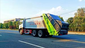 משאית אשפה דיזל דונגפנג איכותית 4x2 דחוסה חדשה עם תיבת הילוכים ידנית, ניקוי פחי אשפה, תקן יורו 5 - Product Image 6