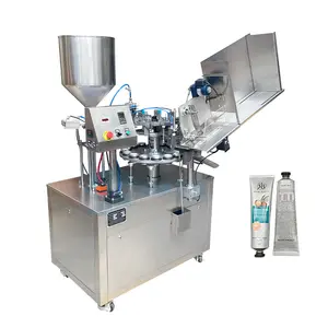 Fully Automatic Scrub Cream Hair Dye Metal Hose Aluminum Tube Filling And Folding Sealing Machine