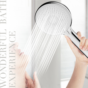 <span class=keywords><strong>Soffione</strong></span> doccia ad alta pressione con 5 getti, <span class=keywords><strong>soffione</strong></span> doccia potente con <span class=keywords><strong>risparmio</strong></span> <span class=keywords><strong>idrico</strong></span>, <span class=keywords><strong>soffione</strong></span> doccia manuale cromato - Product Image 4