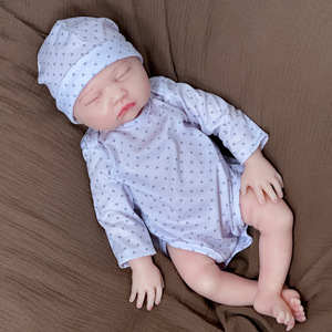 18 inch hairless simulation baby <b>doll</b> with soft and solid <b>silicone</b> <b>reborn</b> <b>doll</b> suitable for children to play with - Product Image 5