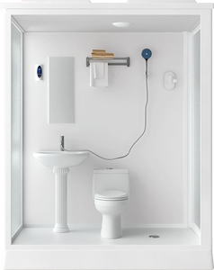 ตู้อาบน้ำอเนกประสงค์แบบบูรณาการที่กำหนดเองสำหรับห้องน้ำโรงแรมพร้อมห้องน้ำอุ่นห้องอาบน้ำ - Product Image 2