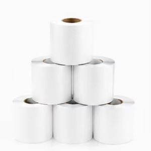100mm x 150mm selbstklebende, thermische Blanko-Barcode-Etiketten für Kurierfrachtbriefe, Versandetiketten, Barcodes und Inventaretiketten auf Rolle - Product Image 1