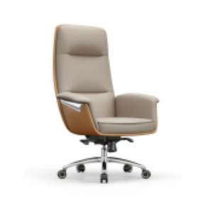 Modern and <b>comfortable</b> office leather <b>chair</b> 37740-A203 - Product Image 1