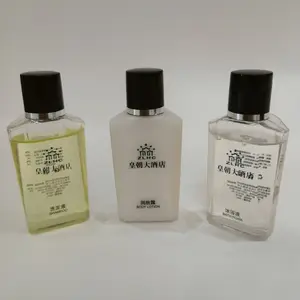 OEM ODM Ukuran Kecil Grosir Pakai Shampoo Conditioner Shower Gel Body Lotion Perlengkapan Hotel