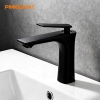 Robinet de lavabo moderne en acier inoxydable, finition or brossé, avec cartouche céramique, monotrou, à poser sur le plan, pour usage domestique, eau chaude et froide