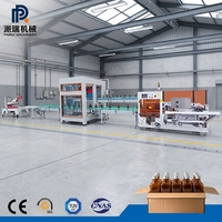 Equipo de Empaque de Cajas de Cartón Inteligente con Pantalla Táctil PLC, Totalmente Automático, Tipo Agarrador, Personalizable y de Fácil Operación