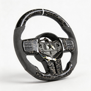 Volante Deportivo Original de Fibra de Carbono Forjado para Jeep Grand Cherokee WK2 2011-2021, Modificado para Mayor Rendimiento, 30 mm, 3 Radios - Product Image 1