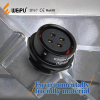 Connecteur de câble WEIPU 3A AC/DC 2/3/4/6/8 broches IP67 mâle femelle, prises électriques et prises industrielles