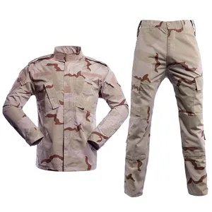 Camping uniform shirt+pants camouflage training suit uniform clothing Hunting equipment