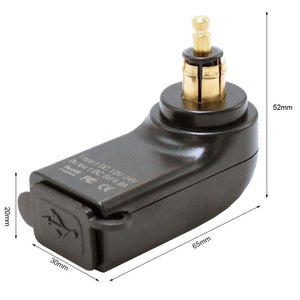 2023 R1250GS R1200GS ADV F750GS F850GS moto double chargeur USB adaptateur secteur <span class=keywords><strong>Hella</strong></span> DIN Plug 12-24v chargeur de voiture Cigarette - Product Image 2