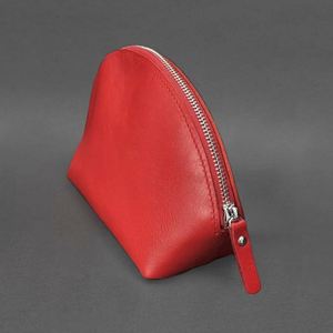 Faux Leather Eco-Friendly Recyclable Makeup Bags Custom Reusable Waterproof Curved for Organizer Women's Zipper Wide Base - Product Image 5