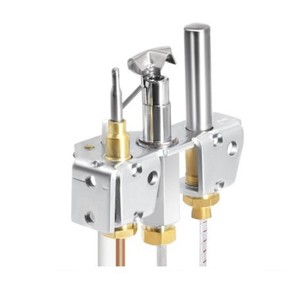 Conjunto de Dirección de Gas Natural 4021-732 de Acero Inoxidable para Calentadores de Chimenea, Instalación Empotrada, Diseño Industrial - Product Image 2