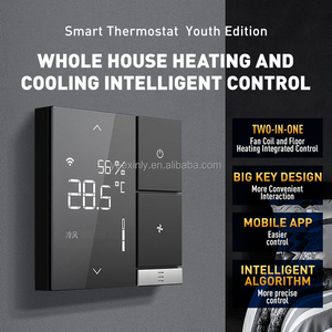 Yesncer akıllı 2-in-1 WIFI kontrolü 2.4GHz 0-10V DC termostat <span class=keywords><strong>Fan</strong></span> Coil ünitesi ısıtma ve soğutma için - Product Image 4