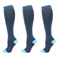 Chaussettes de compression de haute qualité, chaussettes de compression à gradient, chaussettes de compression confortables pour la course en plein air