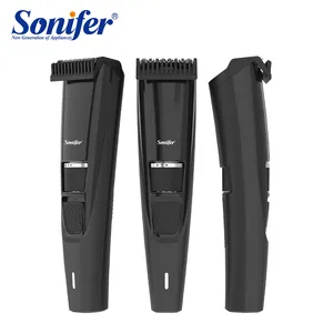 Sonifer SF-9594 sem fio lâmina de cerâmica impermeável barbeador elétrico aparador barba barbeador elétrico grooming kit homem barbeador púbico