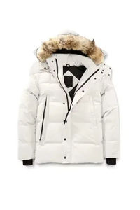 Manteau Parka d'Hiver Épais en Duvet de Canard Noir pour Homme avec Col en Fourrure de Fabrication sur Mesure - Product Image 4