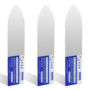 XMS-023 Stainless Steel Screen Disassembler Tool 120x30mm For Mobile Phone Repair Curved Display Opening - Product Image 1