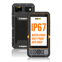 T60EX Dual SIM 8GB 128GB 2.0GHz 9000mAh 5.5 pulgadas 500 Nit IP67 Impermeable RFID Escáner de Código de Barras QR Portátil en Stock