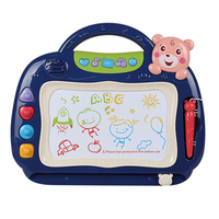 Ensemble de tableau d'écriture multifonctionnel pour enfants, tableau d'écriture et de dessin magnétique mignon avec support