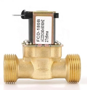 N/C Normale Gesloten Elektrische Magneetklep FCD-180B FCD-180B Waterinlaat Controle Dc <span class=keywords><strong>12V</strong></span> 24V Ac 220V - Product Image 1