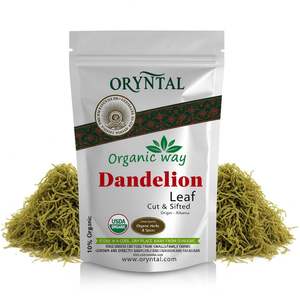 निः शुल्क नमूना दांडेलियन लीफ (टार्क्साकम) कट और सिफ्टेड, 1lb | जंगली-काटा, कोशेर और उदा प्रमाणित - Product Image 1
