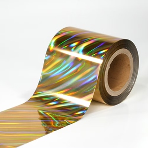 SHENGSHENG lamina olografica in oro personalizzato a più colori trasferimento Laser a freddo lamina per carta di plastica in pelle - Product Image 2