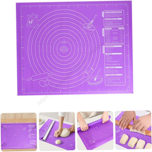 Tapis de cuisson en silicone extra large 45x60cm pour pétrir la pâte à pizza, antiadhésif, outils de cuisine, vente en gros - Product Image 5