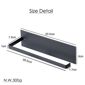 BBA25-soporte de papel autoadhesivo para rollo de cocina, soporte de toalla de papel montado en la pared, debajo del armario - Product Image 3