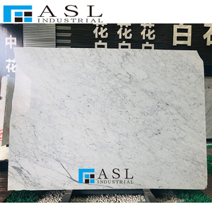 Marbre Bianco Carrara <span class=keywords><strong>Bianca</strong></span> Avion, Marbre Blanc Italien Calacatta Gris Veineux, Dalles de Pierre Naturelle, Grandes Dalles - Product Image 4