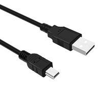 Câble USB Mini USB 2.0 Type A vers Mini B, cordon de charge tressé pour lecteur MP3, manette PS3, GPS, Playstation 3, données PDA