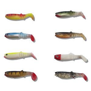 Newbility prix usine caoutchouc PVC appât souple 80mm 10 pièces appât en plastique souple artificiel coulé - Product Image 1