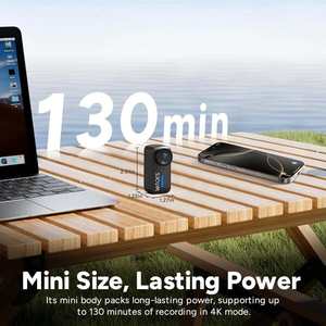 กล้องแอคชั่นกันน้ำ C110+ 4K กล้องบันทึกวิดีโอสำหรับกีฬา พร้อม WiFi สำหรับ Tiktok รองรับ MicroSD บันทึกวิดีโอความละเอียด 4K - Product Image 5