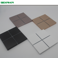 Système d'automatisation domestique intelligent à contact sec SEXANKA, interrupteurs muraux tactiles à 4 boutons en alliage d'aluminium, 30V 12mA