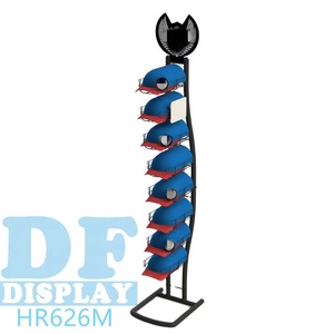 Kệ Dây Mũ Bóng Chày Tùy Chỉnh Giá Trưng Bày Mũ Chất Liệu Kim Loại Giá Trưng Bày Mũ Cho Cửa Hàng Bán Lẻ - Product Image 6