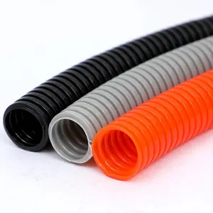 Factory Direct Sell PE PP PA Material Fire Resistant Flexible Conduit Corrugated Cable Conduit Pack