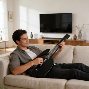 Mástil de Guitarra Eléctrica Mejorado 2025 de Fibra de Carbono para Reparación, Mejora, Construcción Personalizada <span class=keywords><strong>y</strong></span> Proyectos de Bricolaje - Product Image 1