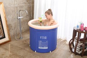 CHUFNAG Bañera <span class=keywords><strong>de</strong></span> Hidromasaje y Sauna Independiente <span class=keywords><strong>de</strong></span> Lujo <span class=keywords><strong>de</strong></span> 75 cm, 80 cm, 85 cm, 90 cm, 120 cm, <span class=keywords><strong>Tanque</strong></span> Aislado, Barril - Product Image 6