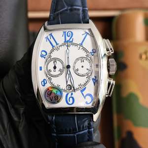 Reloj de Lujo para Hombre, Diseño Clásico, Correa de Cuero, Movimiento de Cuarzo Multifunción - Product Image 3