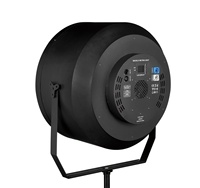 Projecteur LED Rétro 350W, Effet d'Ambiance RGB Lumière du Jour 200W, DMX Vintage en Aluminium, Dimmable, 10000 Lumens, Disco, 50000 Heures