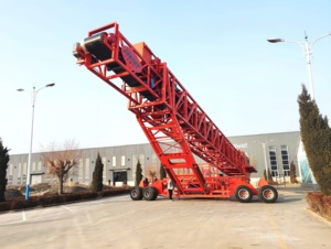 Apilador telescópico portátil móvil Soluciones de manejo a granel Apilador móvil para planta de cemento - Product Image 4