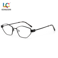Gafas de Metal Ovaladas Minimalistas Más Vendidas, Montura Ultrafina, con Receta, Anti Luz Azul, para Uso Profesional y Diario
