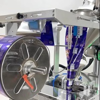 Machine d'emballage verticale automatique YS-65JLF-Y pour film/plastique, avec coupe d'angle, pour scellage de sachets de lait en poudre et de probiotiques