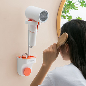 2025 vente chaude salle de bain vanités supports de stockage supports de stockage mural bras de douche Supporter adhésif sèche-<span class=keywords><strong>cheveux</strong></span> supports - Product Image 3