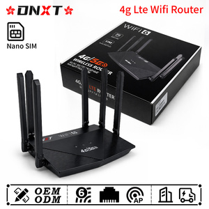Router WiFi 4G LTE DNXT, Router WiFi 6 de 2.4GHz LTE Cat4, Punto de Acceso WiFi, Router WiFi 4G con Antena Plegable, Router WiFi 4G para Uso Doméstico - Product Image 1