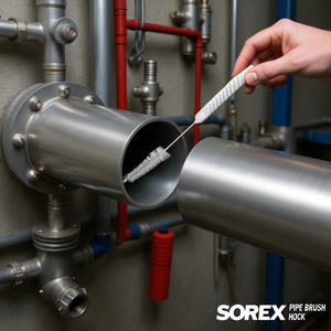 SOREX Pipe <b>Brush</b> With Hook For Cleaning Narrow Tubes And Pipes - Product Image 3